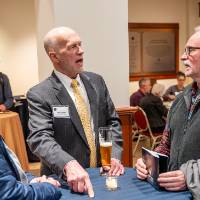 faculty conversating